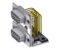 D-Sub Dual Connector, DE-9, 5A